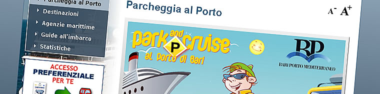 Sviluppo applicazione web per Bari Porto Mediterraneo 