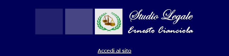 Realizzazione sito web per Studio Legale Cianciola 