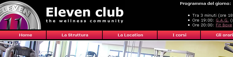 Realizzazione sito web per Eleven Club 